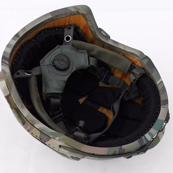 Militärischer schneller kugelsicherer Helm UHMWPE Nij Iiia ballistischer Helm, Tarnung