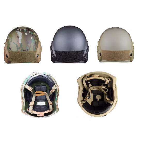 Nij Iiia. 44/9 mm Polizei-Militär-Schutzhelm aus PE/Made Mich, kugelsicher, ballistischer taktischer Armeehelm