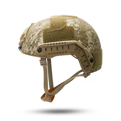 Militärischer schneller kugelsicherer Helm UHMWPE Nij Iiia ballistischer Helm, Tarnung