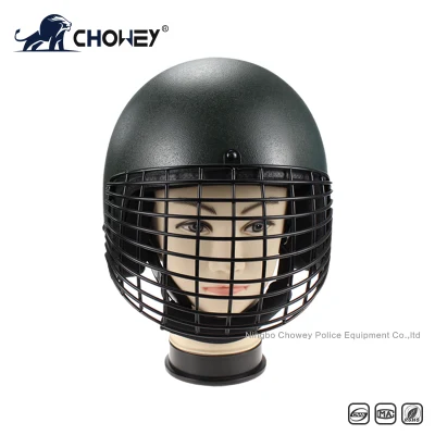 Militärischer Anti-Riot-Control-Helm mit Metallgitter Ah1210