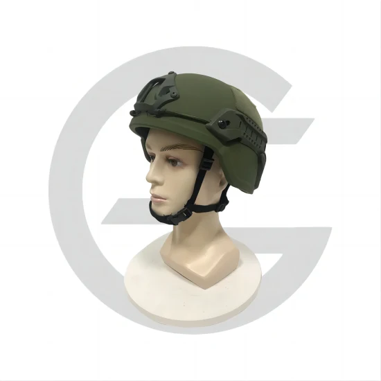 Ballistischer Aramid/UHMWPE-Helm, militärischer taktischer kugelsicherer Primärkampfhelm für Armee/Strafverfolgungsbehörden