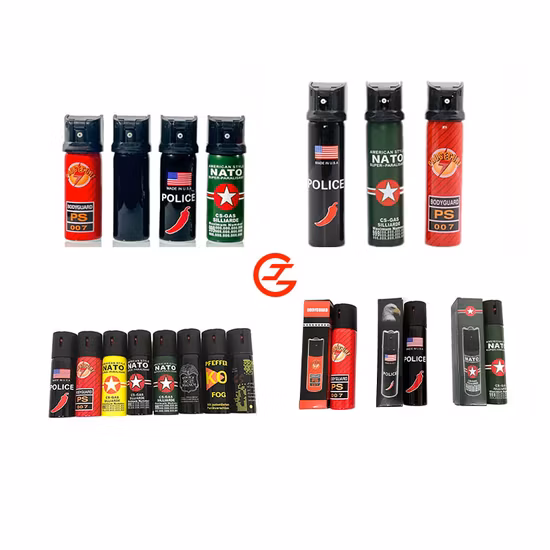 60 ml 110 ml Nato-Selbstverteidigungsgas, rückverfolgbares Bodyguard-Sicherheitspfefferspray