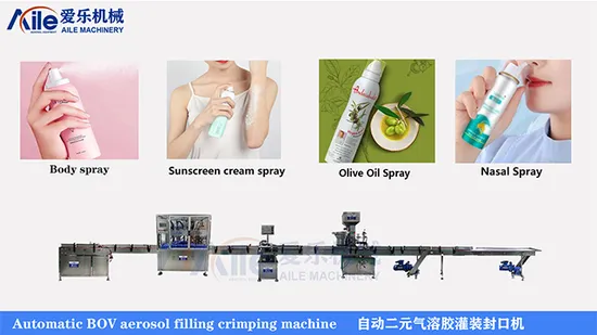 Aerosol-Bov-Füllmaschine für Pfefferspray-Selbstverteidigung